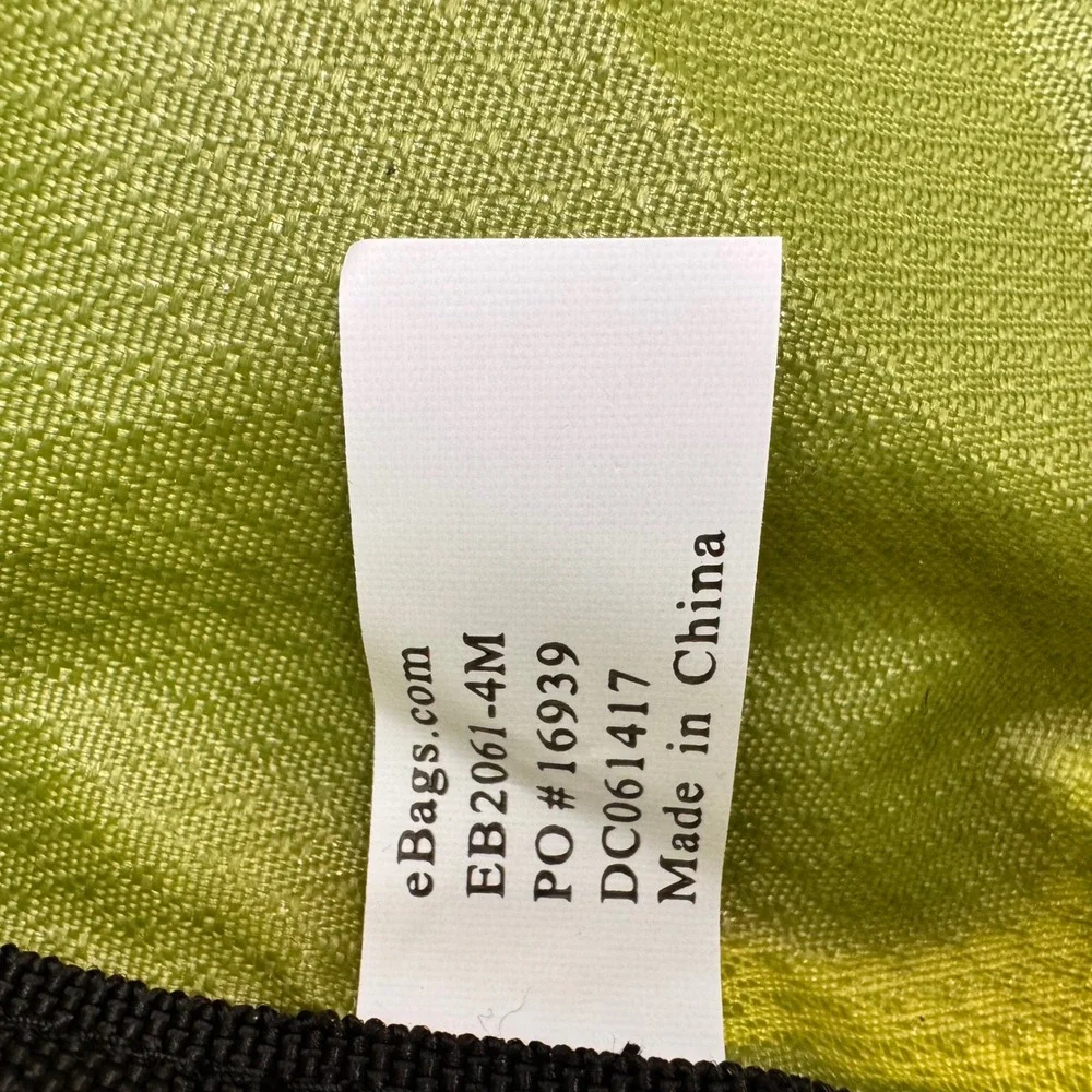 eBags Slim Packing Cube Lime Green Travel Luggage Organizer Mesh EB2061-4M